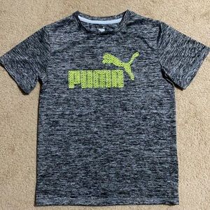Short Sleeve Puma Shirt Boys M (10-12)